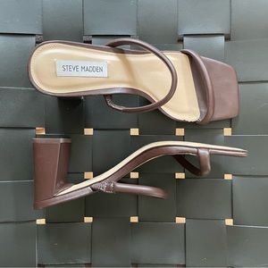 Steve Madden Brown Lilah Heel - Size 8.5